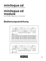 Korg minilogue xd module Bedienungsanleitung
