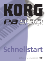Korg Pa900 Benutzerhandbuch