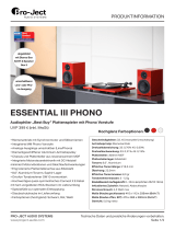 Pro-Ject Essential III Phono Produktinfo
