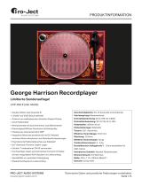 Pro-Ject George Harrison Recordplayer Produktinfo