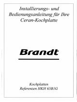 Groupe Brandt HKH65B1G Bedienungsanleitung