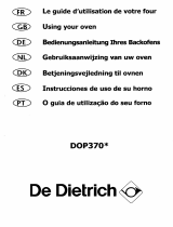De Dietrich DOP370WE1 Bedienungsanleitung