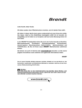 Groupe Brandt EFE110K Bedienungsanleitung