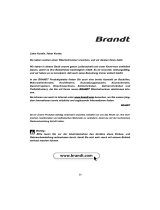 Brandt ETE6730K Bedienungsanleitung