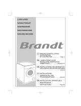 Groupe Brandt WFH1066K Bedienungsanleitung