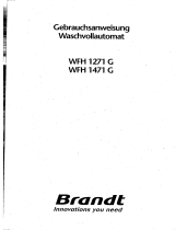 Groupe Brandt WFH1471G1 Bedienungsanleitung