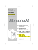 Brandt WFH1676K Bedienungsanleitung