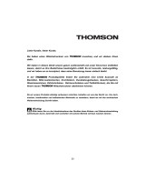 Thomson TFT8101D Bedienungsanleitung