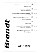 Groupe Brandt WFU1232K Bedienungsanleitung