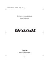 Brandt KG352WB1 Bedienungsanleitung