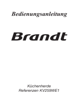 Groupe Brandt KV259WE1 Bedienungsanleitung