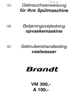 Brandt VM300XE1 Bedienungsanleitung
