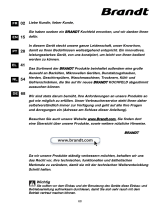 Groupe Brandt TV921BT1 Bedienungsanleitung