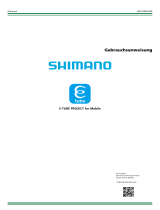 Shimano E-TUBE PROJECT for mobile Benutzerhandbuch