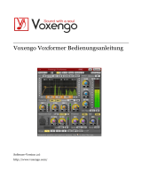 Vox­engo Voxformer Bedienungsanleitung
