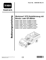 Toro Workman GTX Utility Vehicle Benutzerhandbuch