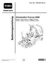 Toro ProLine H800 Rotary Mower Benutzerhandbuch