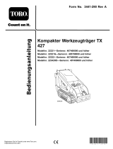 Toro TX 427 Narrow Track Compact Tool Carrier Benutzerhandbuch
