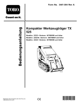 Toro TX 525 Compact Tool Carrier Benutzerhandbuch
