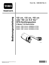 Toro 72in E-Z Vac DFS Collection System, Z Master G3 Mower Benutzerhandbuch