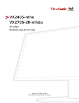 ViewSonic VX2485-MHU-S Benutzerhandbuch