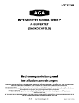 AGA R7 INTEGRIERTES MODUL SERIE 7 GASKOCHFELD Bedienungsanleitung