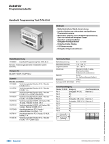 Baumer Handheld Programming Tool Z-PA-EI-H Datenblatt