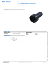 Baumer ZVF-Filter Holder Mounting Tool Datenblatt