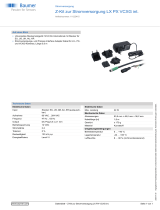 Baumer Z-Power Supply Kit LX PX VCXG int. Datenblatt