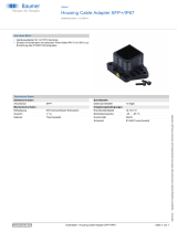 Baumer Housing Cable Adapter SFP+/IP67 Datenblatt