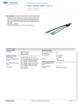 Baumer Multi headed cable Type E1 Datenblatt