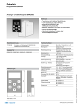 Baumer Display and programming unit GMI230S for GMM2xxS motion monitors Datenblatt