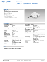 Baumer GIM140R - 2-dimensional, CANopen® Datenblatt
