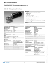 Baumer MSIA 68 bevel gear transmission W3 Profibus Datenblatt