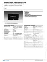 Baumer F 514 Datenblatt