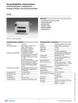 Baumer UE102 Datenblatt