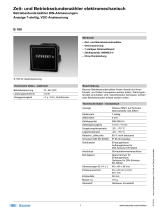 Baumer B 160 Datenblatt