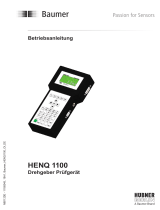 Baumer Analyzer for encoders HENQ 1100 Installation and Operating Instructions