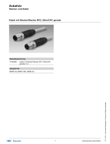 Baumer Cable connector/connector M12, EtherCAT, straight, 5 m Datenblatt