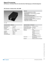 Baumer Fiber-optic transmitter in outdoor box: LWL-SBR Datenblatt