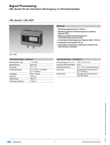 Baumer Fiber-optic transmitter: LWL-SHR Datenblatt
