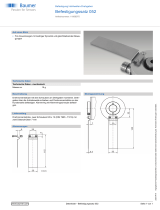 Baumer Mounting kit 052 Datenblatt