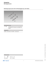 Baumer Set of eccentric fixings for mounting clamp (10117667): 3x eccentric fixings, screws and nuts Datenblatt