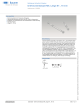 Baumer Torque arm M6, length 67...70 mm Datenblatt