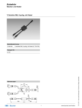 Baumer Y-junction M8, 4-pin, Datenblatt