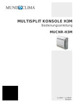 mundoclima MUCNR-H3M “MultiSplit Console type” Installationsanleitung