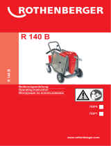 Rothenberger Rohrreinigungsmaschine R140 B Benutzerhandbuch