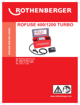 Rothenberger Electro-fusion welding unit ROFUSE TURBO 400 Benutzerhandbuch