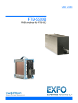 EXFO FTB-5500B PMD Analyzer Benutzerhandbuch