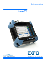 EXFO MAX-700 Benutzerhandbuch